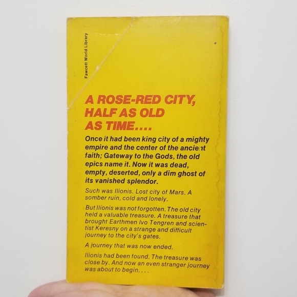 vtg "The Man Who Loved Mars" paperback, GUC - Picture 2 of 6